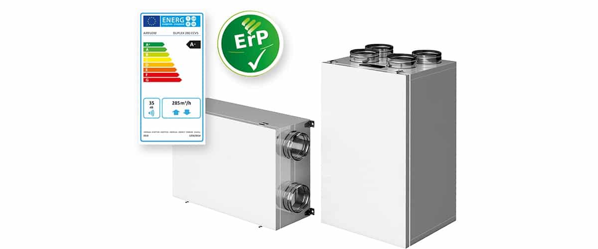 Wohnungslueftung DUPLEX EC5 ECV5 Wohnraumlüftung